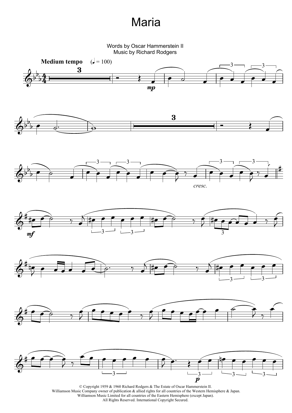 Product gallery: Page 1 of 1 Maria, Rodgers & Hammerstein