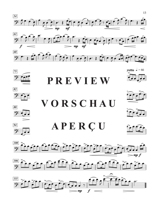 Product gallery: Page 17 of 21 Solos for Celebrations and Remembrances , , (Posaune/Euphonium/Fagott Solo)