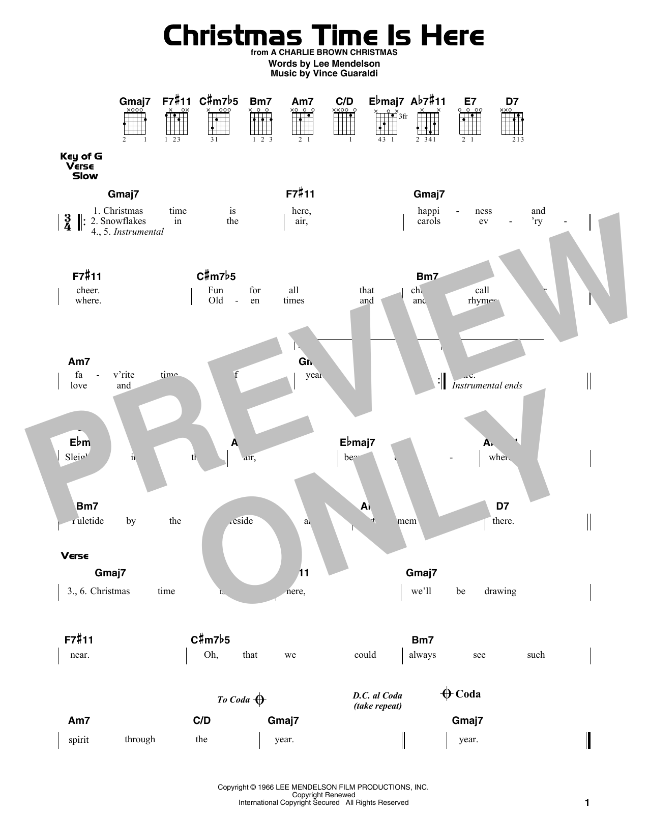 Product gallery: Page 1 of 1 Christmas Time Is Here, Vince Guaraldi