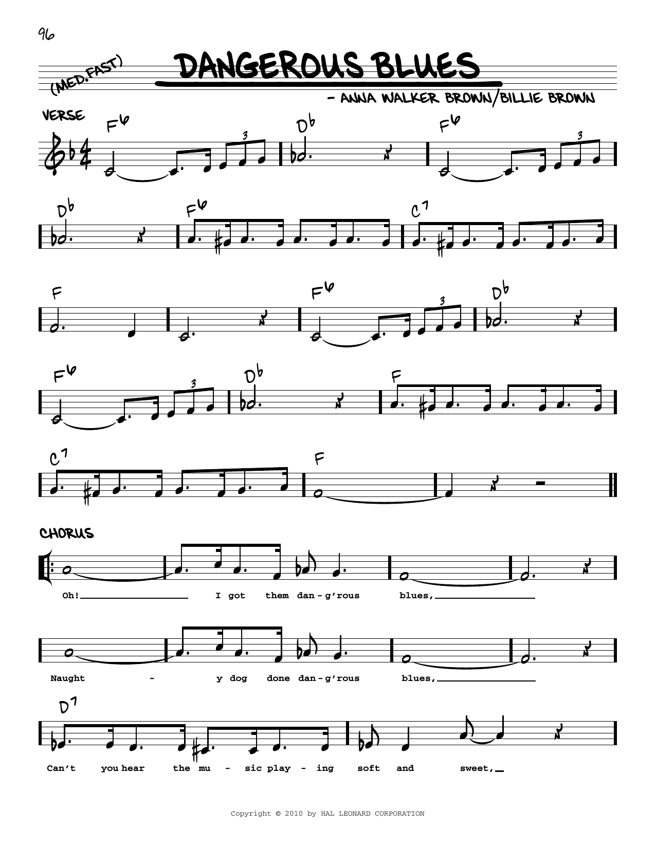 Produktbild zu: Dangerous Blues (arr. Robert Rawlins)