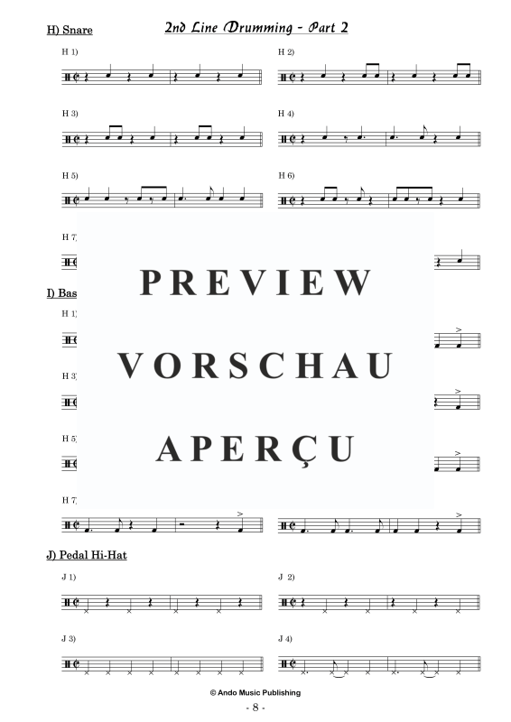 Produktgalerie: Seite 10 von 11 Groove-Coordination for Drumset Volume 2 Jazz-Edition, , Drum Set