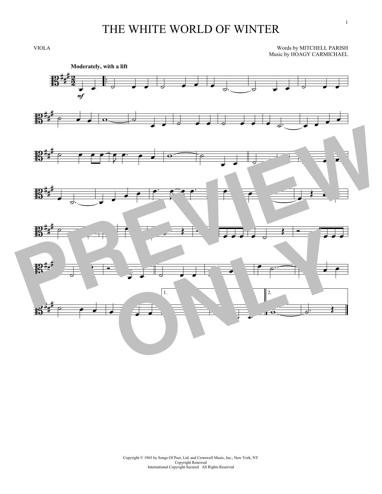 Product gallery: Page 1 of 1 The White World Of Winter, Hoagy Carmichael