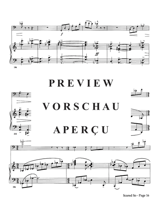 Product gallery: Page 18 of 21 Concert Piece (Scared So) , ,  (euphonium + piano)