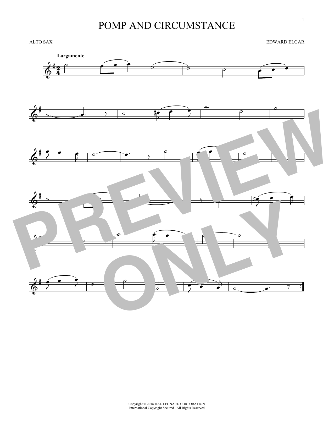 Product gallery: Page 1 of 1 Pomp And Circumstance, Edward Elgar