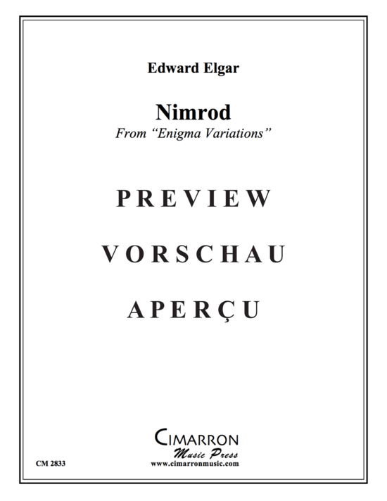 Product gallery: Page 2 of 21 Nimrod , , (flute choir)