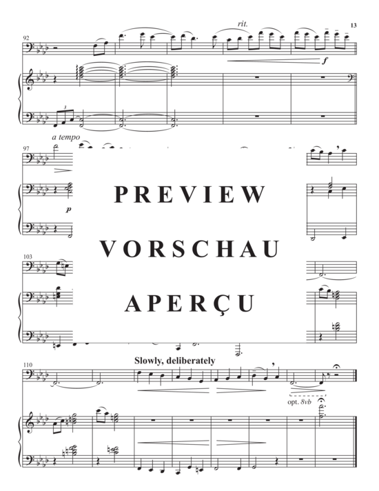 Product gallery: Page 15 of 21 Arcades and Alleys , , (euphonium + piano)