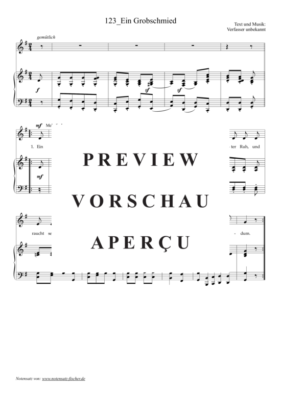 Product gallery: Page 2 of 4 Ein Grobschmied , , (voice + piano)