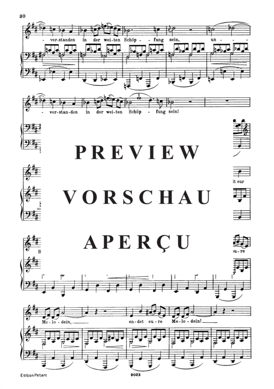 Product gallery: Page 4 of 5 Mein! D.795-11 (Die Schöne Müllerin), , High Voice and Piano