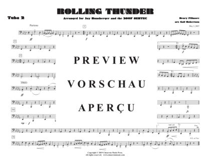 Product gallery: Page 18 of 18 Rolling Thunder , , (Tuba Ensemble EEEETT)