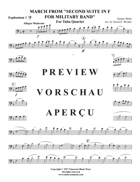 Product gallery: Page 8 of 17 Marsch , , (Tuba Quartet: 2x Baritone, 2xTuba)