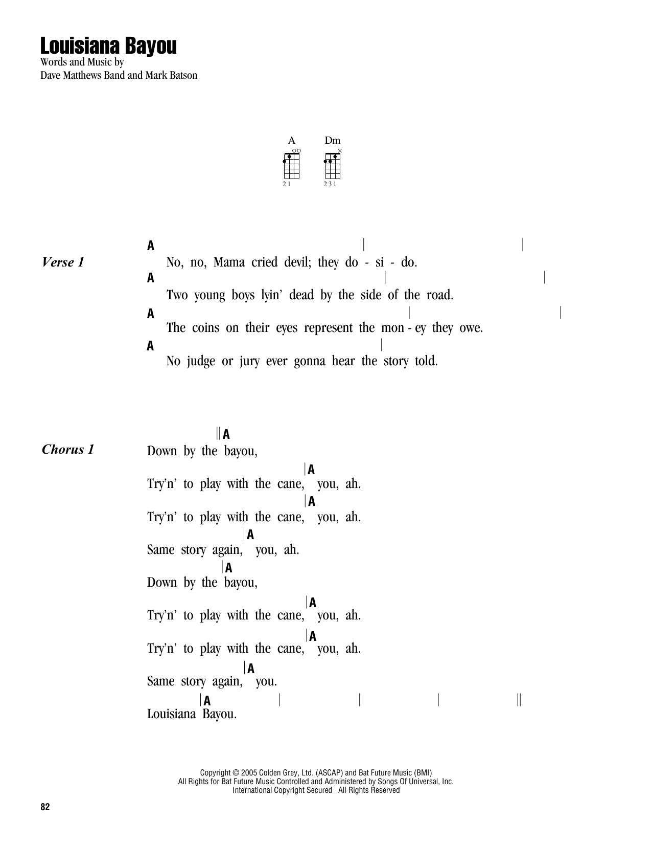 Product gallery: Page 1 of 1 Louisiana Bayou, Dave Matthews Band