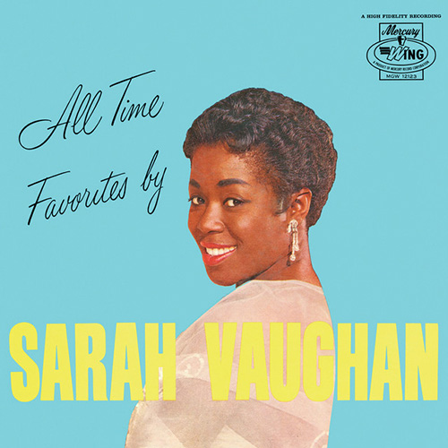 cover: My Funny Valentine, Sarah Vaughan, Gesang, Klavier