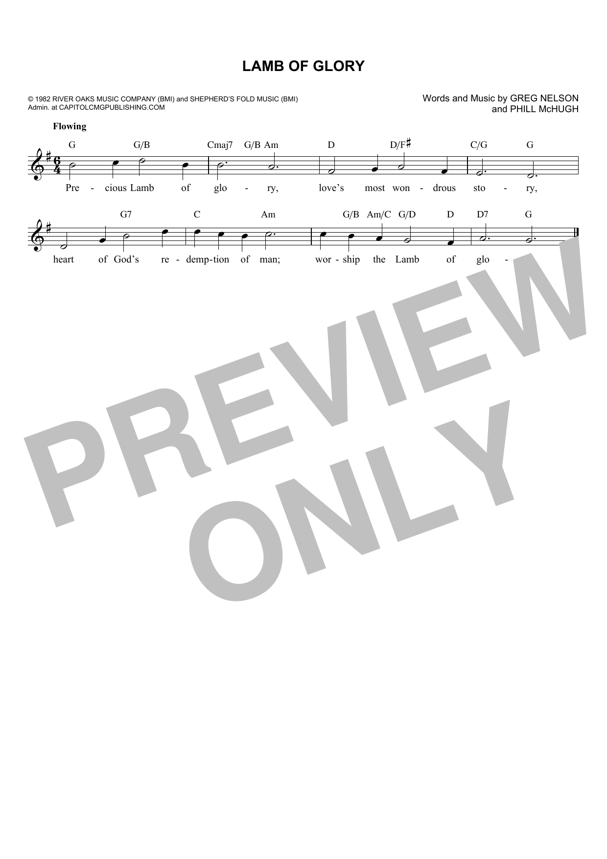 Product picture to: Lamb Of Glory