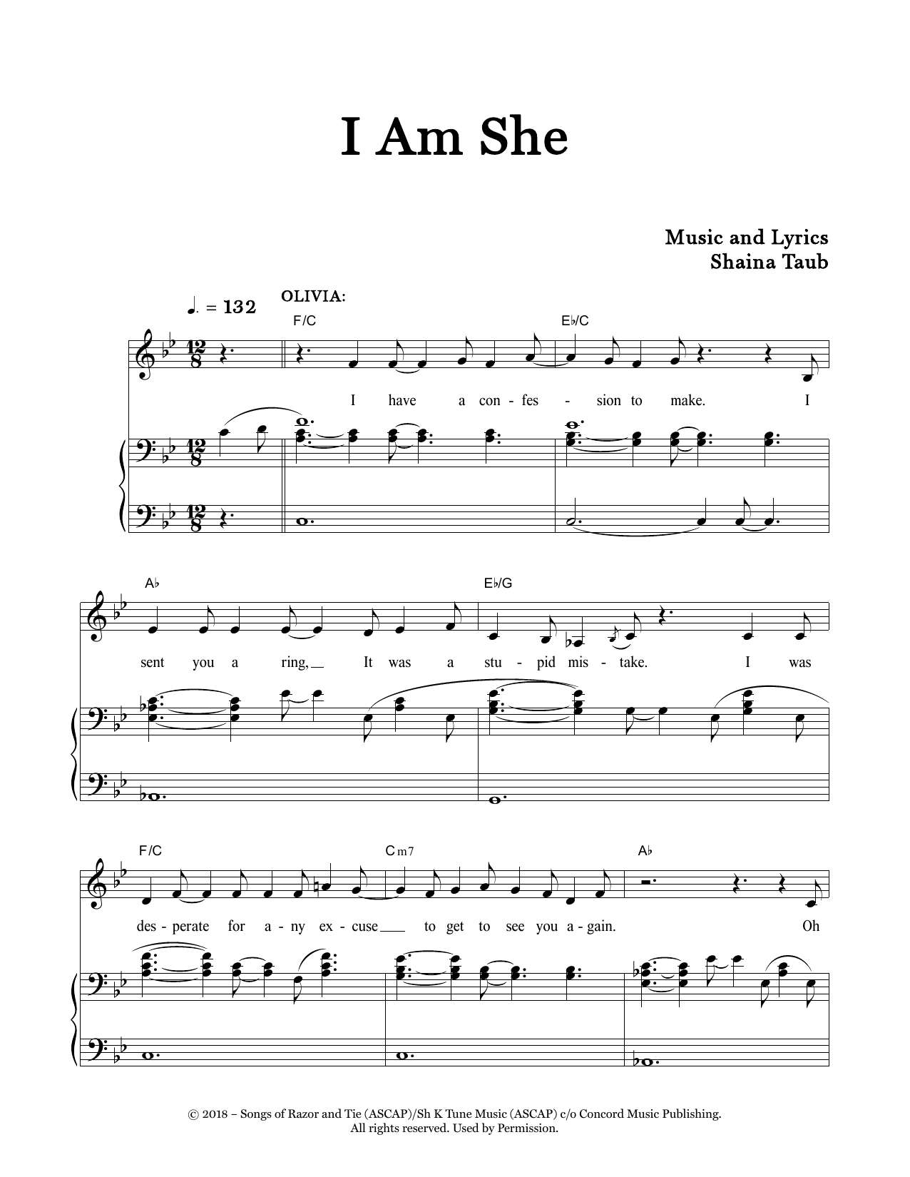 Produktbild zu: I Am She (from Twelfth Night)