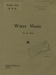 cover: Water Music, Arnold Bax