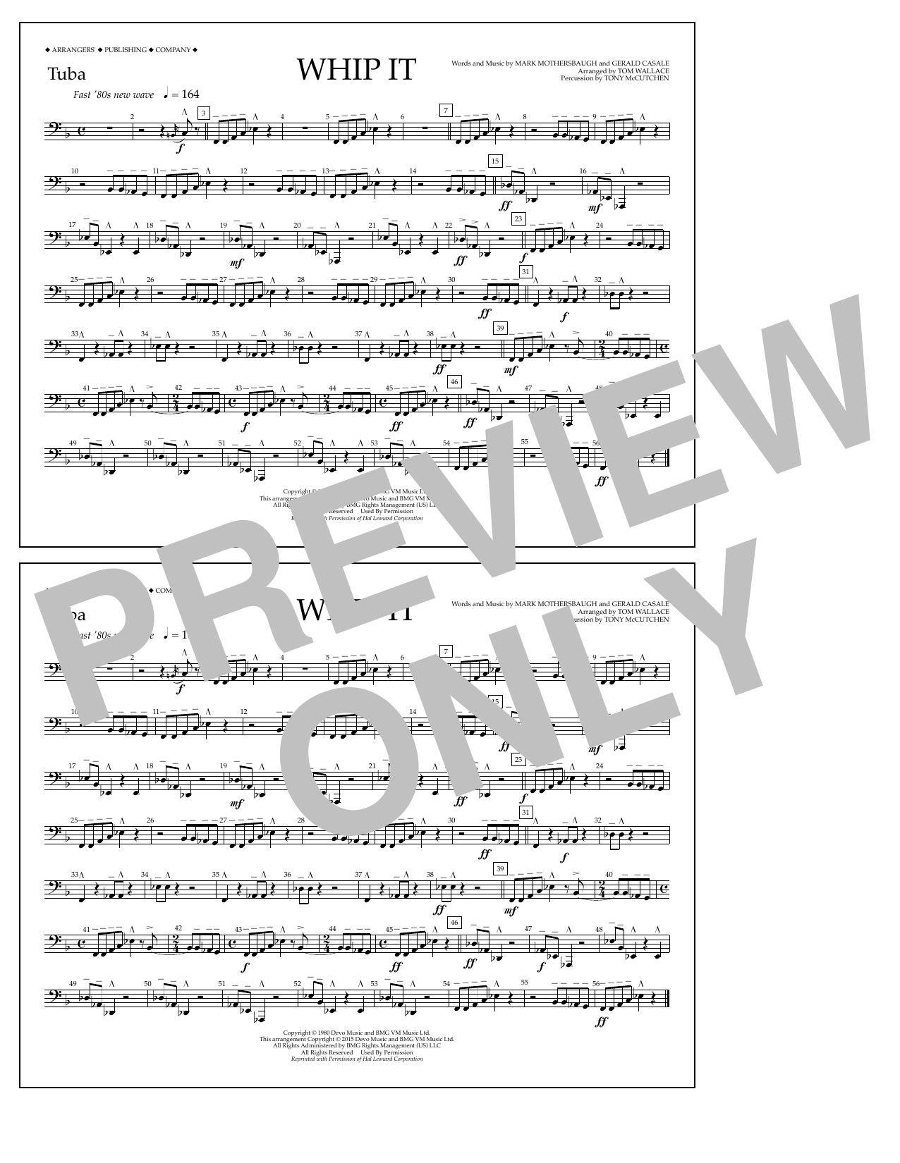 Product picture to: Whip It - Tuba