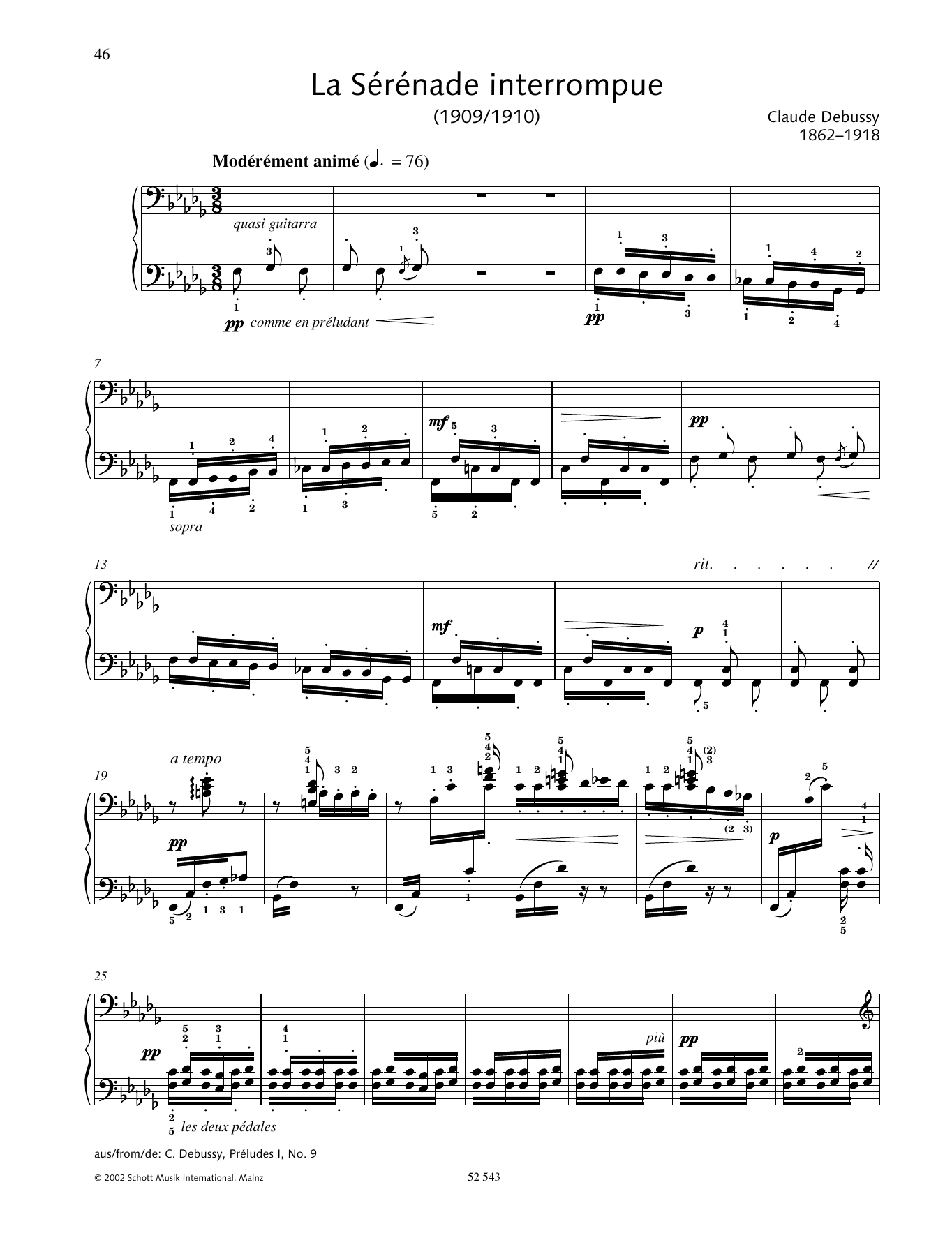 Produktbild zu: La Serenade Interrompue