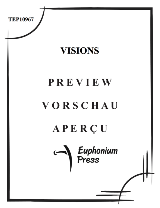 Produktgalerie: Seite 2 von 21 Visions , , (Blechbläserquartett 2x Trompete, Euphonium + Tuba)