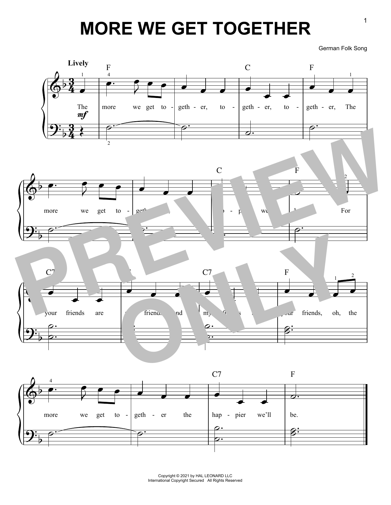 Produktbild zu: More We Get Together