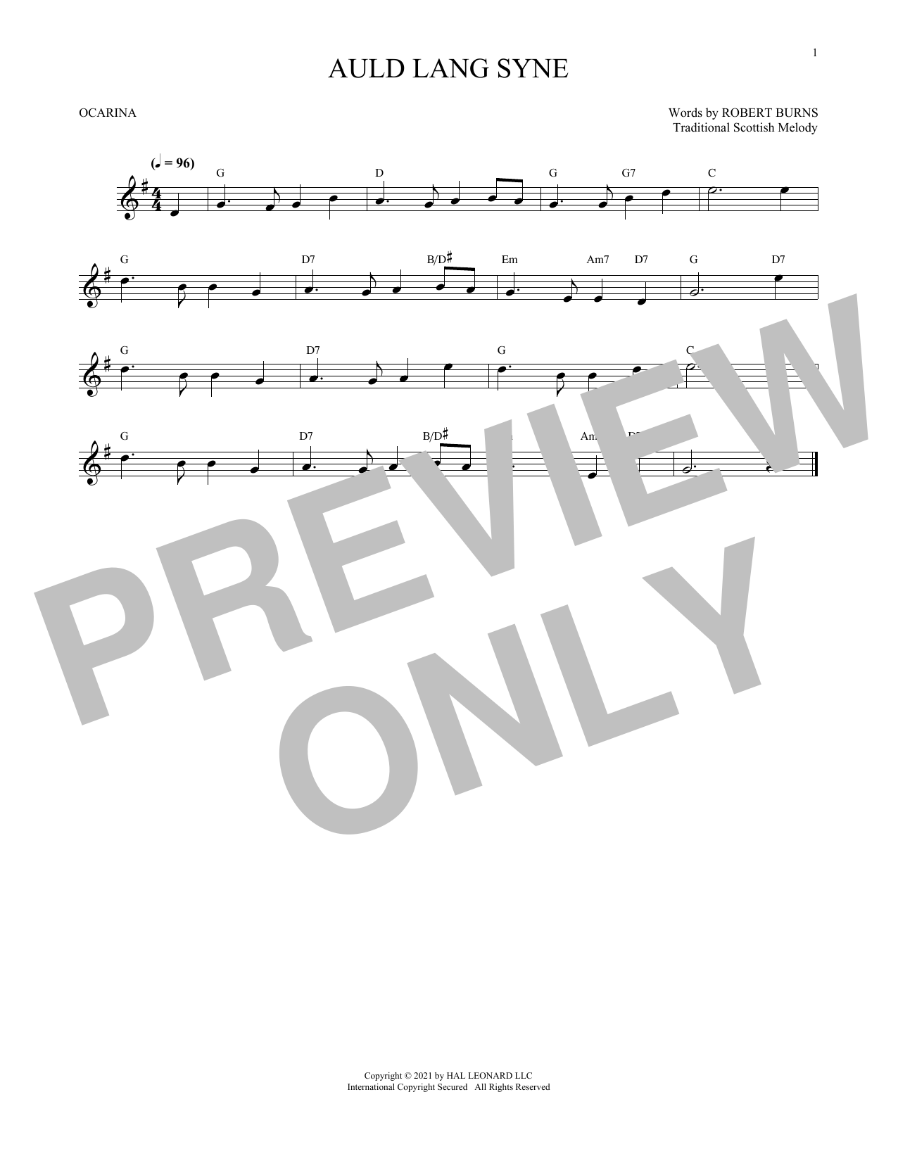 Product gallery: Page 1 of 1 Auld Lang Syne, Traditional Scottish Melody