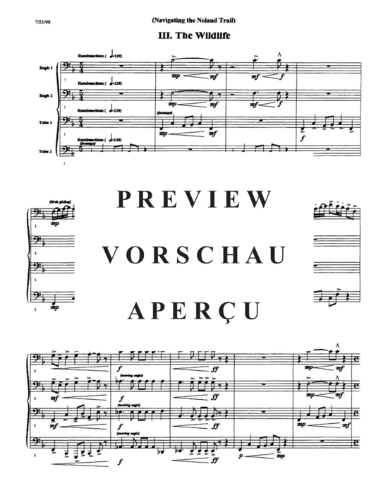 Product gallery: Page 10 of 21 Navigating the Noland Trail , , (Tuba Quartett EETT)