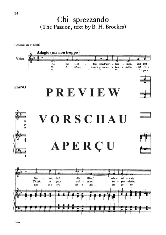 Product gallery: Page 2 of 3 Chi sprezzando, , Low Voice and Piano