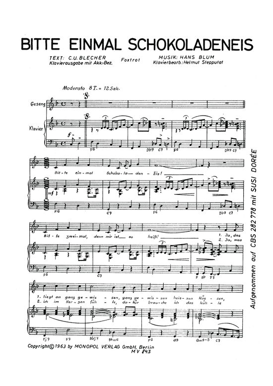 Produktbild zu: Bitte einmal SchokoladeneisSusi Doree