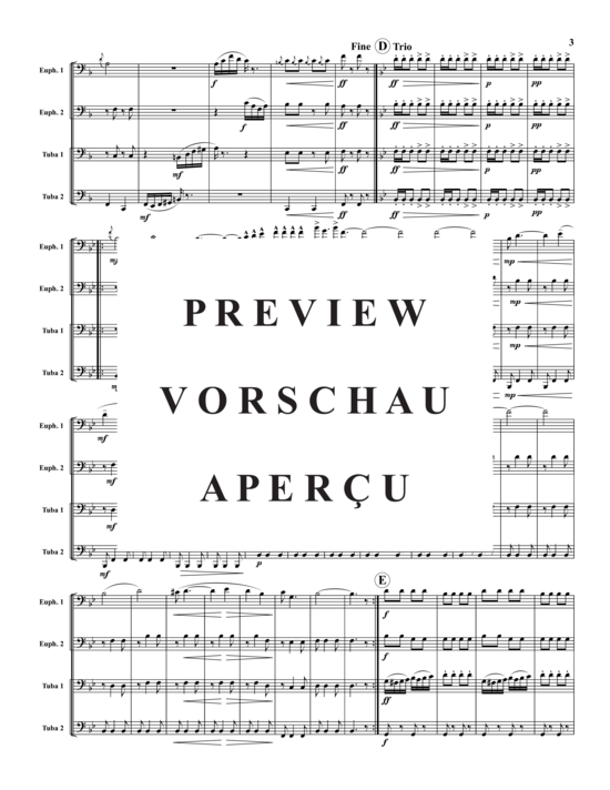 Product gallery: Page 4 of 17 Onkel Teddy op. 239 , , (2x Baritone, 2x Tuba)