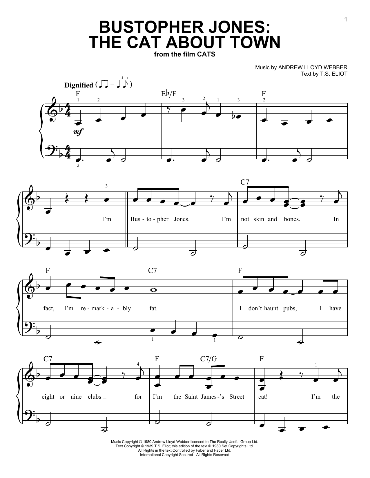 Produktbild zu: Bustopher Jones: The Cat About Town (from the Motion Picture Cats)