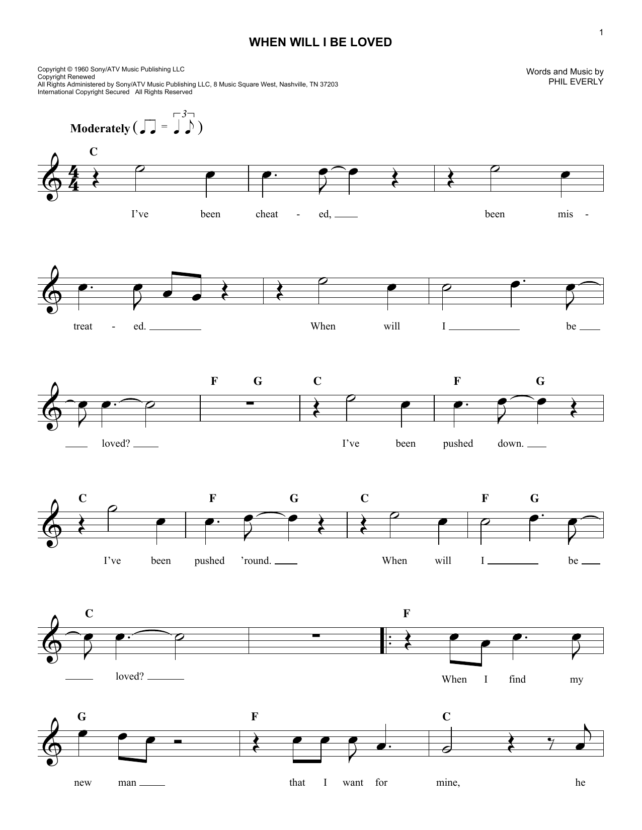 Produktbild zu: When Will I Be Loved
