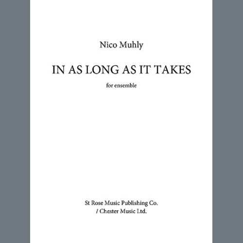 Produktbild zu: In As Long As It Takes (Score and Parts)