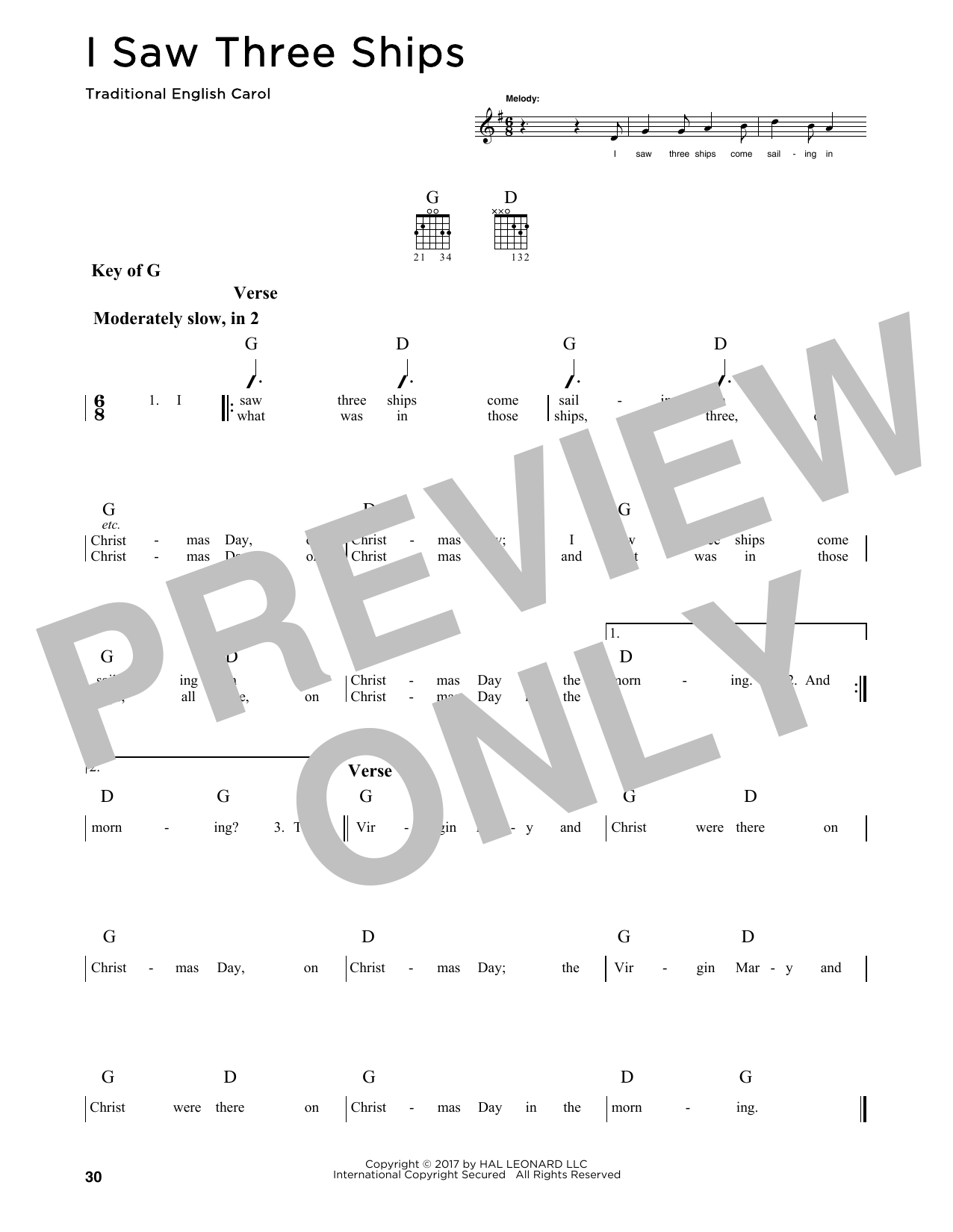 Product picture to: I Saw Three Ships