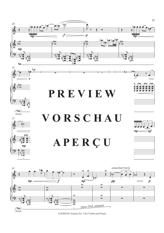 Product gallery: Page 16 of 21 Sonata no. III for violin and piano , , (violin + piano)