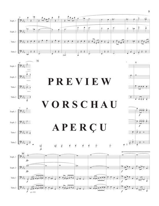 Product gallery: Page 5 of 18 Thunder and Blazes , , (Tuba Quartett EETT)