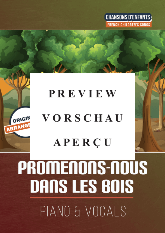 Produktgalerie: Seite 2 von 5 Promenons-nous dans les bois, , (Gesang + Klavier)