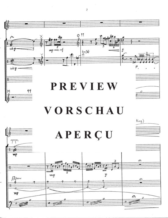 Product gallery: Page 6 of 21 Coexistence , , (clarinet solo and 4 percussionists)