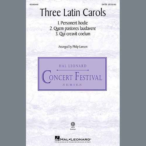 Produktbild zu: Three Latin Carols (Collection)