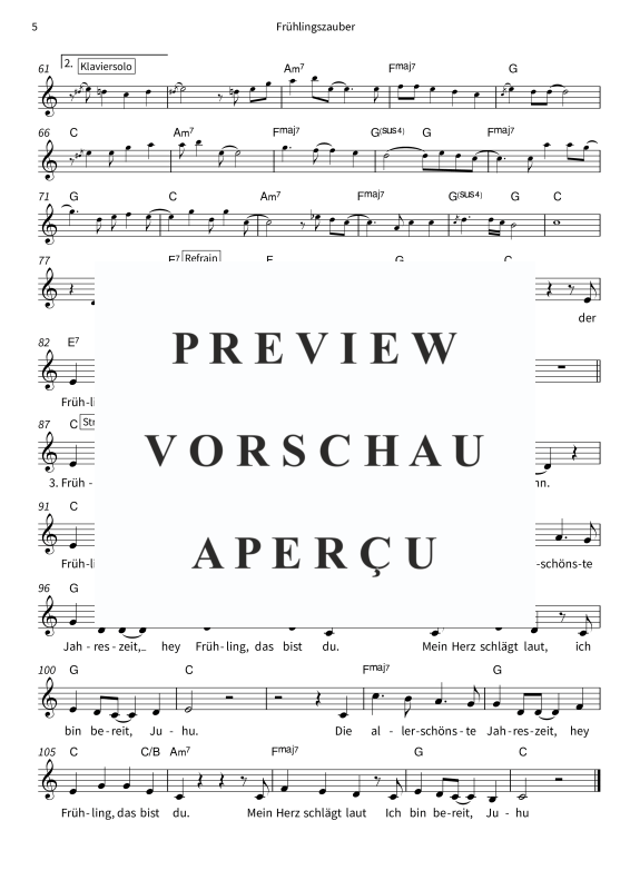 gallery: Jahreszeitenklänge - Liederreise durch Frühling, Sommer, Herbst und Winter, Sauer, Paula, (Gesang & Akkorde Leadsheet)