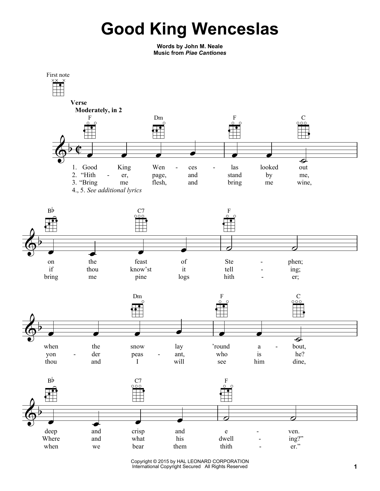 Product gallery: Page 1 of 1 Good King Wenceslas, John M. Neale
