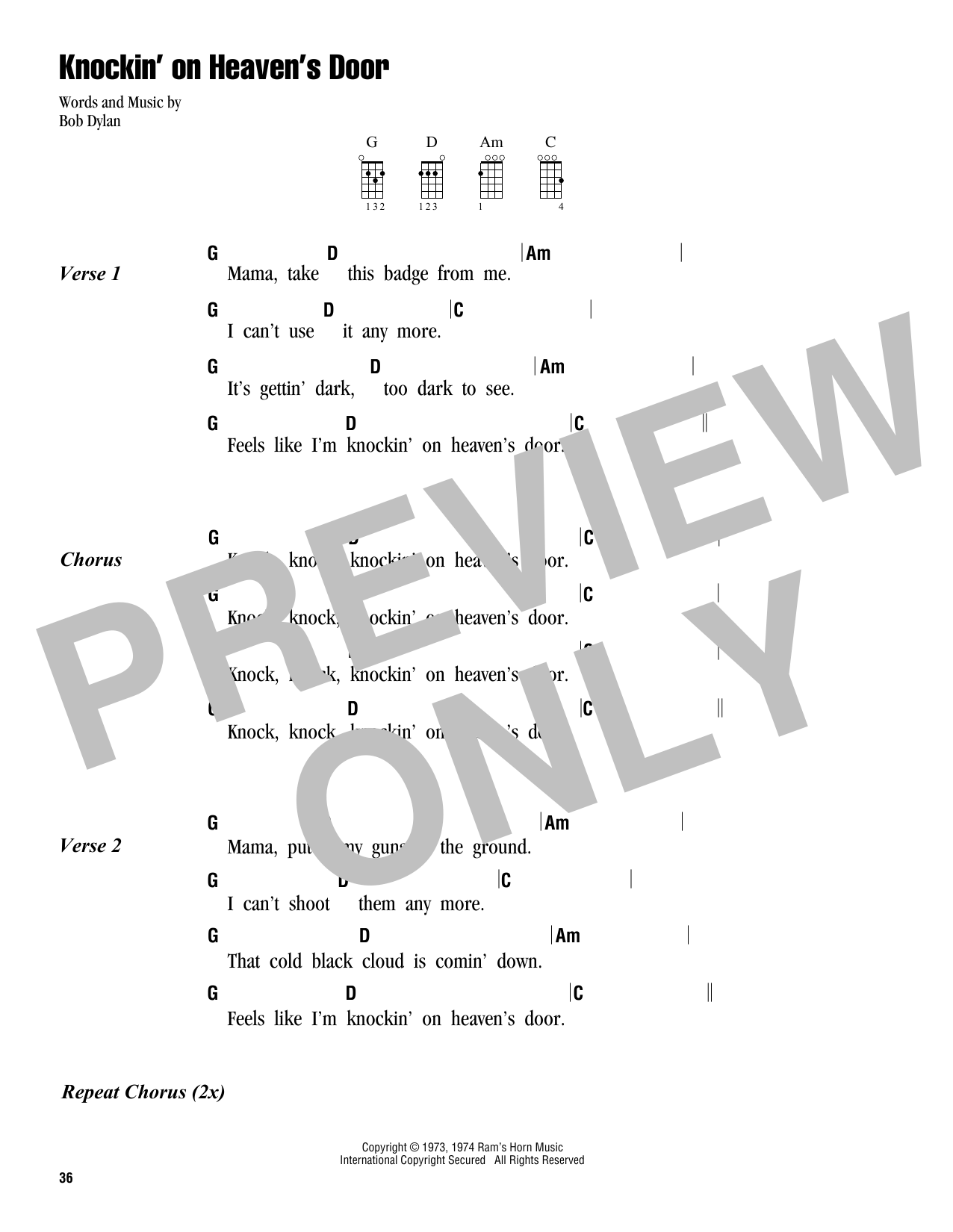 Product gallery: Page 1 of 1 Knockin' On Heaven's Door, Eric Clapton
