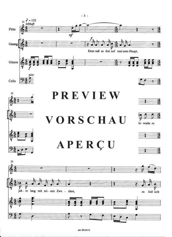 Product gallery: Page 5 of 7 Abschied , , (medium vocals, flute, cello + guitar)