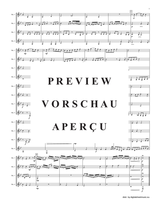 Produktgalerie: Seite 4 von 12 March Before the Battell , William Byrd (arr. Doughty), (Horn Quartett)