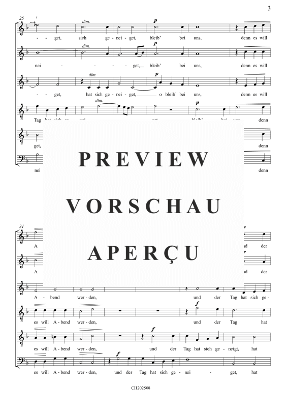 Produktgalerie: Seite 4 von 5 Abendlied (Klassiker der Chormusik), , Gemischter Chor 6-stimmig