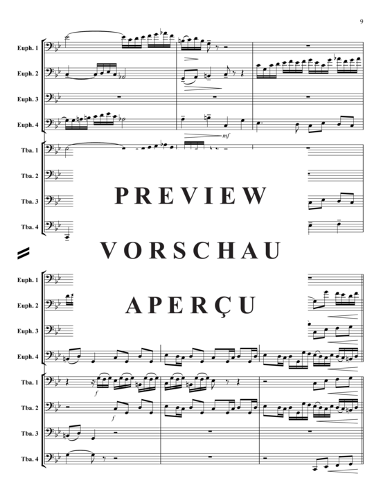 Product gallery: Page 10 of 21 Fugue in g minor , , (4x Baritone, 4x Tuba)