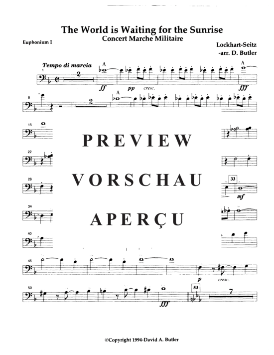 Product gallery: Page 14 of 21 World is Waiting for the Sunrise , , (Tuba Quartett EETT)