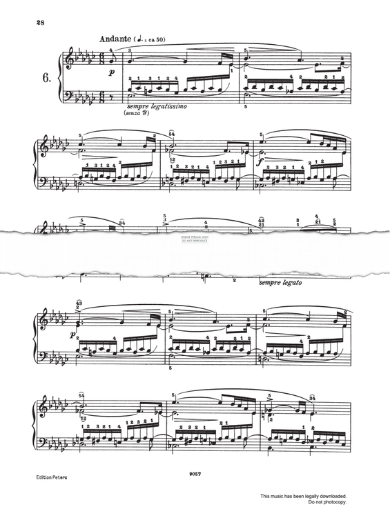 Produktgalerie: Seite 1 von 1 Etüde Op.10 No.6, Frederic Chopin, Klavier