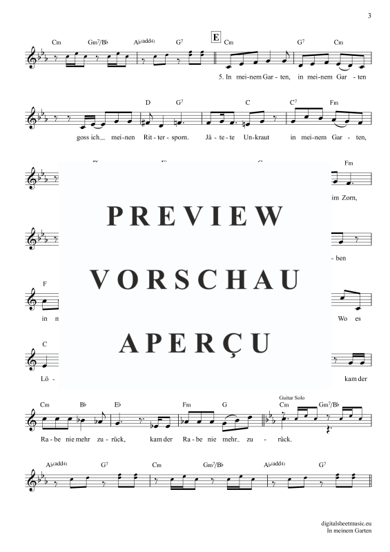 Product gallery: Page 4 of 9 In Meinem Garten, Mey, Reinhard, Keyboard