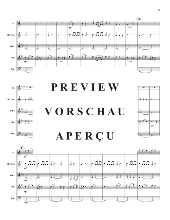 Produktgalerie: Seite 6 von 21 Medieval Suite , , (Holzbläser-Quintett)