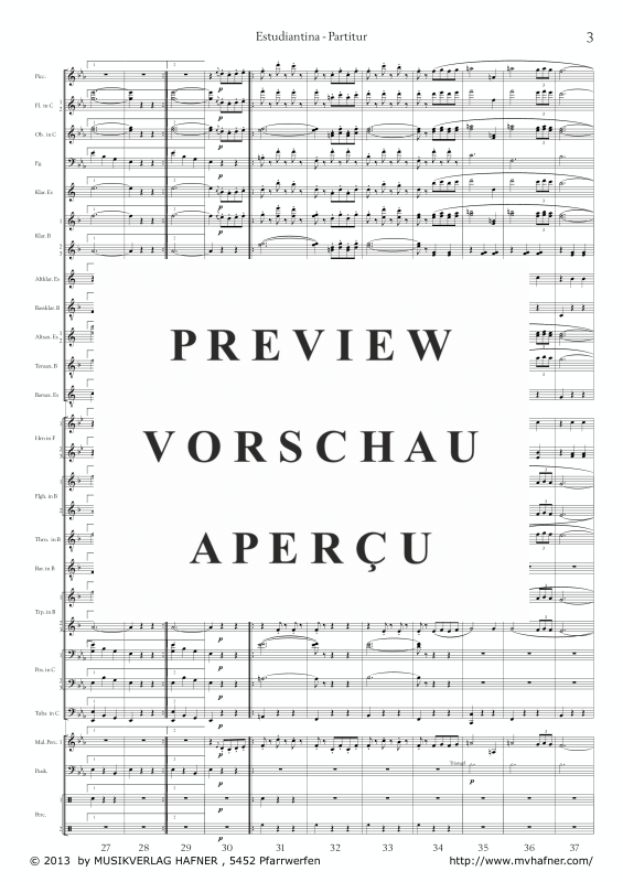 Product gallery: Page 8 of 11 Estudiantina, , (large wind orchestra)