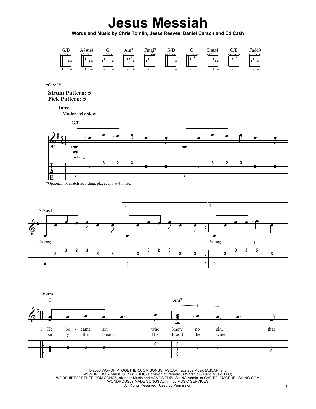 Product gallery: Page 1 of 1 Jesus Messiah, Chris Tomlin